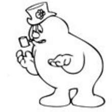 FROSTY THE SNOWMAN coloring pages - HOLIDAY coloring pages - Coloring page
