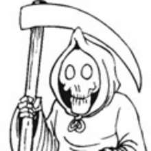 HALLOWEEN SKELETON coloring pages - HALLOWEEN coloring pages - Coloring page