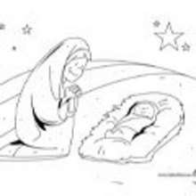 NATIVITY coloring pages - HOLIDAY coloring pages - Coloring page