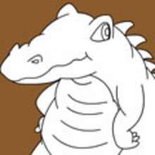 ALLIGATOR coloring pages - ANIMAL coloring pages - Coloring page