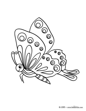 Butterfly Coloring Pages on Color In Cute Butterfly Coloring Page Kawaii Butterfly Coloring Page