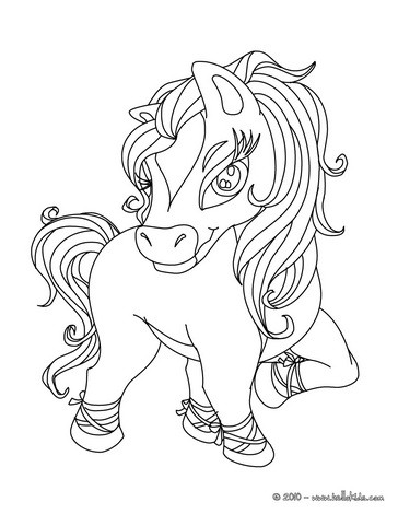 Horse Coloring Pages on Little Horse Coloring Page Smiling Horse Online Coloring Funny Horse
