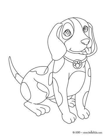  Coloring Sheets on Dog Coloring Page   Dog To Color In