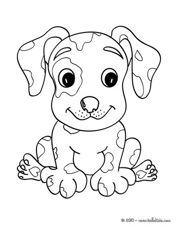 Puppy Coloring on Dog Coloring Page Dog And Cat With Ball Dog Present Coloring Page Dog