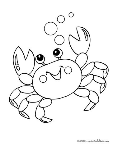 Coloring on To Color Crab To Color In Crab Coloring Page Crab Online Coloring