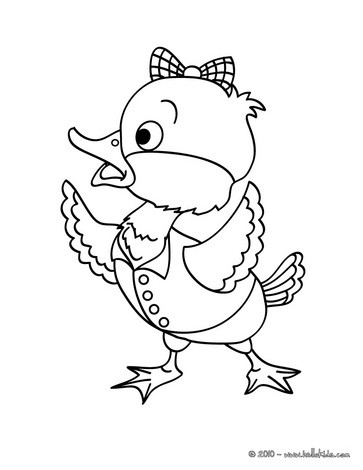 Duck Coloring on Duck Coloring Page Duck And Duckling Coloring Page Duck Coloring Page
