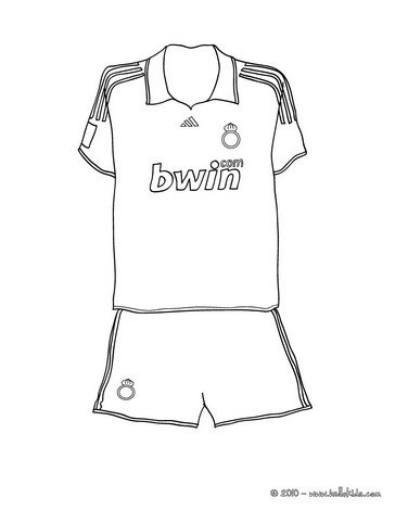 Design Your Own Soccer Shirt Coloring Page