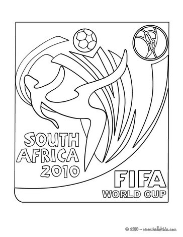 Football Coloring Pages on Football World Cup Logo Coloring Page   Soccer Team Flags Coloring