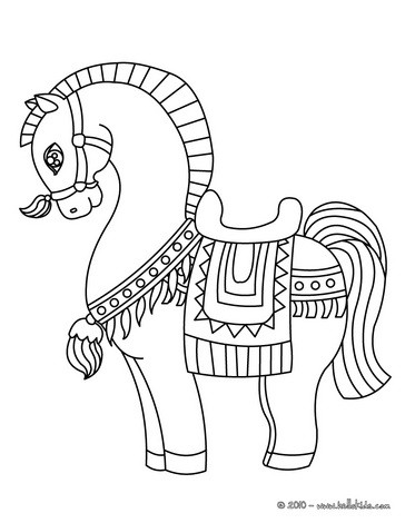 Horse Coloring Pages on Horse Coloring Page Cute Little Horse Coloring Page Smiling Horse