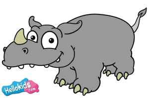 How to draw a rhinoceros