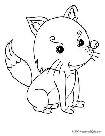Cute Fox Coloring Pages Hellokids Page Color Online Print Reindeer