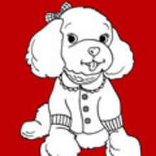 Doberman coloring page