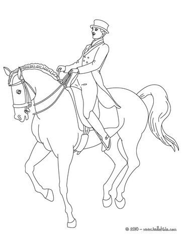 Horse Coloring Sheets on Horse Training Coloring Pages   Man Training A Horse Coloring Page