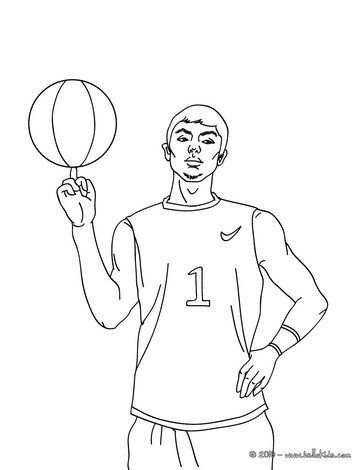 coloring pages : Basketball Player Ball Coloring Pagebasketball Online  Coloring