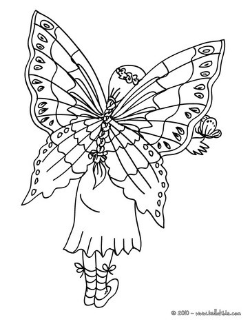 coloring pages of hearts with wings. Fairy wings coloring page