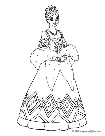 Princess Coloring Sheets on Princesses Of The World Coloring Pages   Russian Princess To Color
