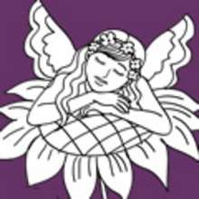 FAIRY FLOWER coloring pages - FANTASY coloring pages - Coloring page