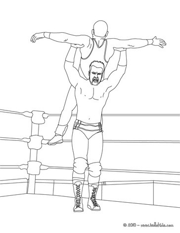 Wrestling Coloring Sheets on Coloring Pages In Wrestling Coloring Pages  Enjoy Coloring With The