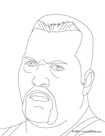  Coloring Pages on Wrestler Big Show Coloring Page   Wrestling Coloring Pages