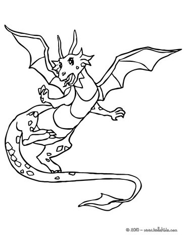 Dragon Coloring Pages on Dragon Flight Coloring Page   Dragon Online Coloring Page