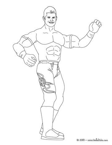 Wrestling Coloring Sheets on Wrestler Evan Bourne Coloring Page   Wrestling Coloring Pages
