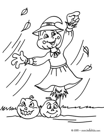 Scarecrow Coloring Sheets on Coloring Pages In Scarecrow Coloring Pages  Enjoy Coloring With The