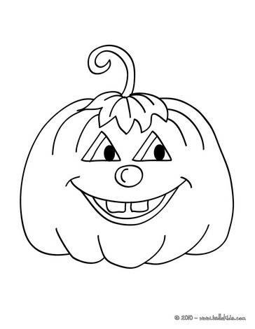 Pumpkin Coloring Pages on Ugly Pumpkin Coloring Page   Halloween Pumpkin Coloring Pages