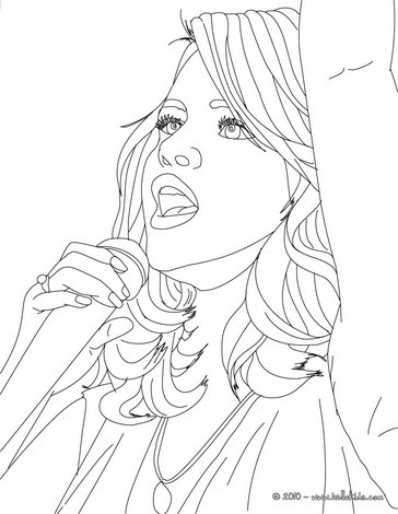 print out coloring pages of selena gomez
