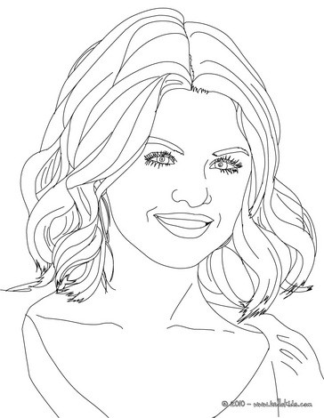 Selena Gomez Coloring Pages on Selena Gomez Stand Up Coloring Page Selena Gomez Actress Coloring Page