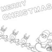 MERRY CHRISTMAS coloring pages - HOLIDAY coloring pages - Coloring page