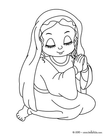 Coloring Pages Online on Virgin Mary Seated Coloring Page   Jesus Coloring Pages