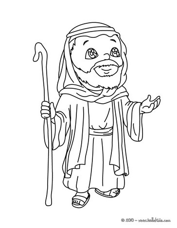 Christ Child Coloring Pages Hellokids San Joseph Page Holiday Christmas