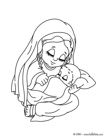 Acura Auburn on Images Of Holy Family Coloring Pages Jesus And Virgin Mary Page