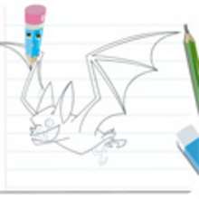 How to draw a BAT video lesson