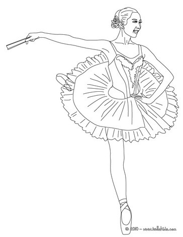 Ballerina Coloring Pages on Ballerina Coloring Page Ballerina Perfoming A Retire Coloring Page