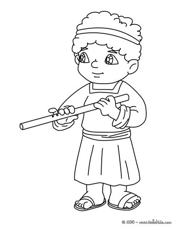 Flute Coloring Sheets
