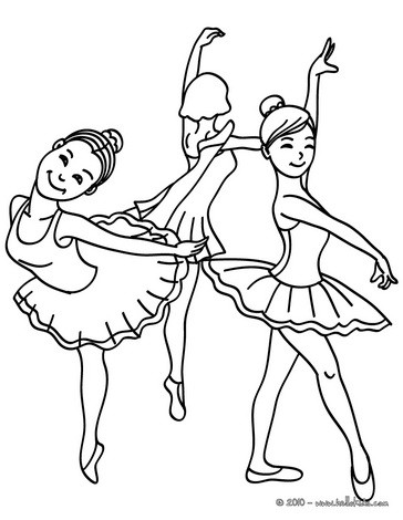 Printable Coloring Pages on Of Young Ballet Dancers Coloring Page   Ballet Dancers Coloring Pages