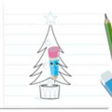 How to draw a CHRISTMAS TREE - Draw - HOW TO DRAW video lessons