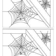 SPIDERWEB spot the 10 differences - Free Kids Games - DIFFERENCE GAMES - HALLOWEEN difference games