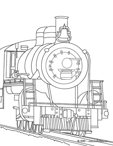 Train Coloring Pages on Old Steam Locomotive Engine Coloring Page   Train Coloring Pages