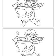 CUPIDON 10 differences game - Free Kids Games - DIFFERENCE GAMES - VALENTINE difference games
