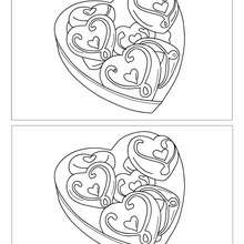 CHOCOLATE BOX 12 differences game - Free Kids Games - DIFFERENCE GAMES - VALENTINE difference games