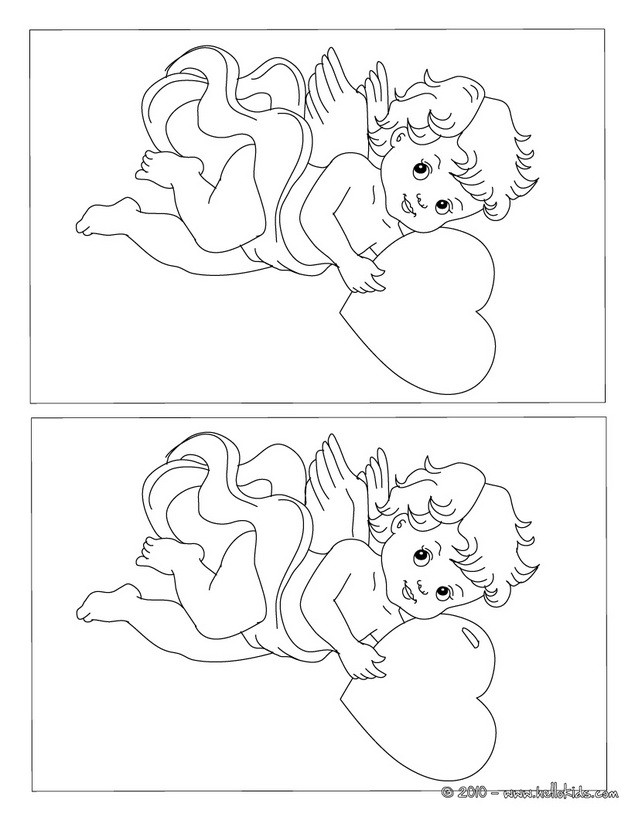 CUPIDON with HEART 5 differences game