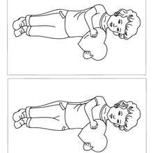 BOY with HEART 10 differences game