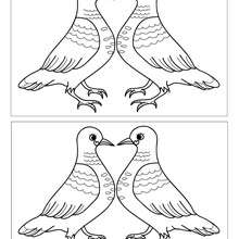 TURTLE DOVE HEART 12 differences game - Free Kids Games - DIFFERENCE GAMES - VALENTINE difference games