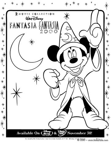 princess and the frog coloring pages to print. Fantasia coloring page 2