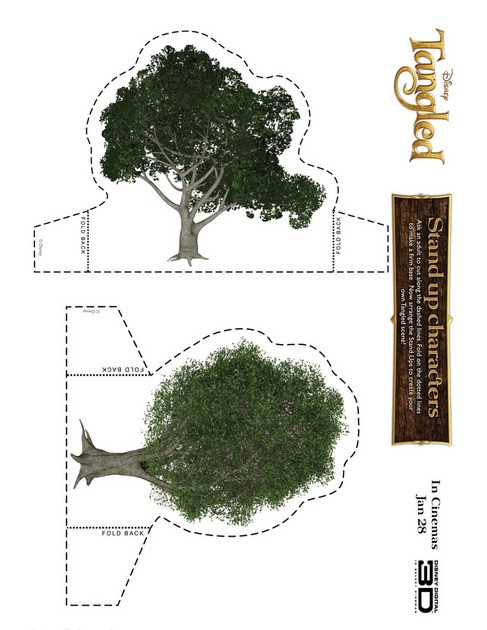 TANGLED Tree printable game