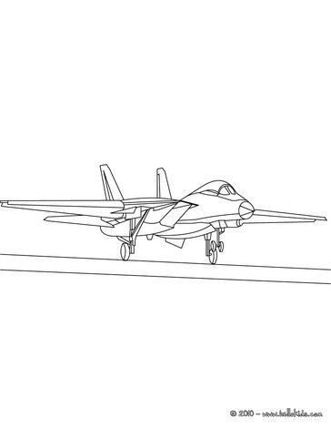Plane Coloring Pages Printable Passanger Military Page Transportation