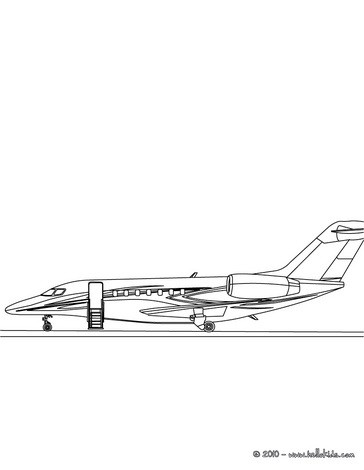 jet coloring page