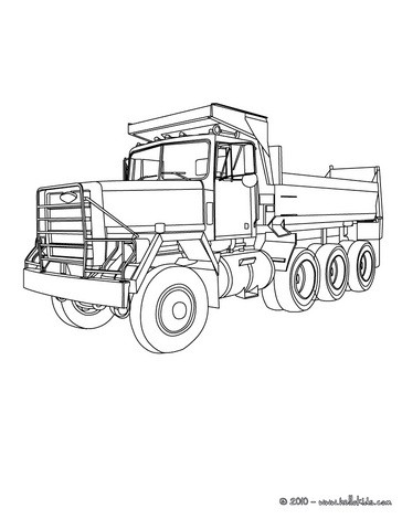 Army Coloring Pages on Truck Coloring Sheet   Truck Coloring Pages